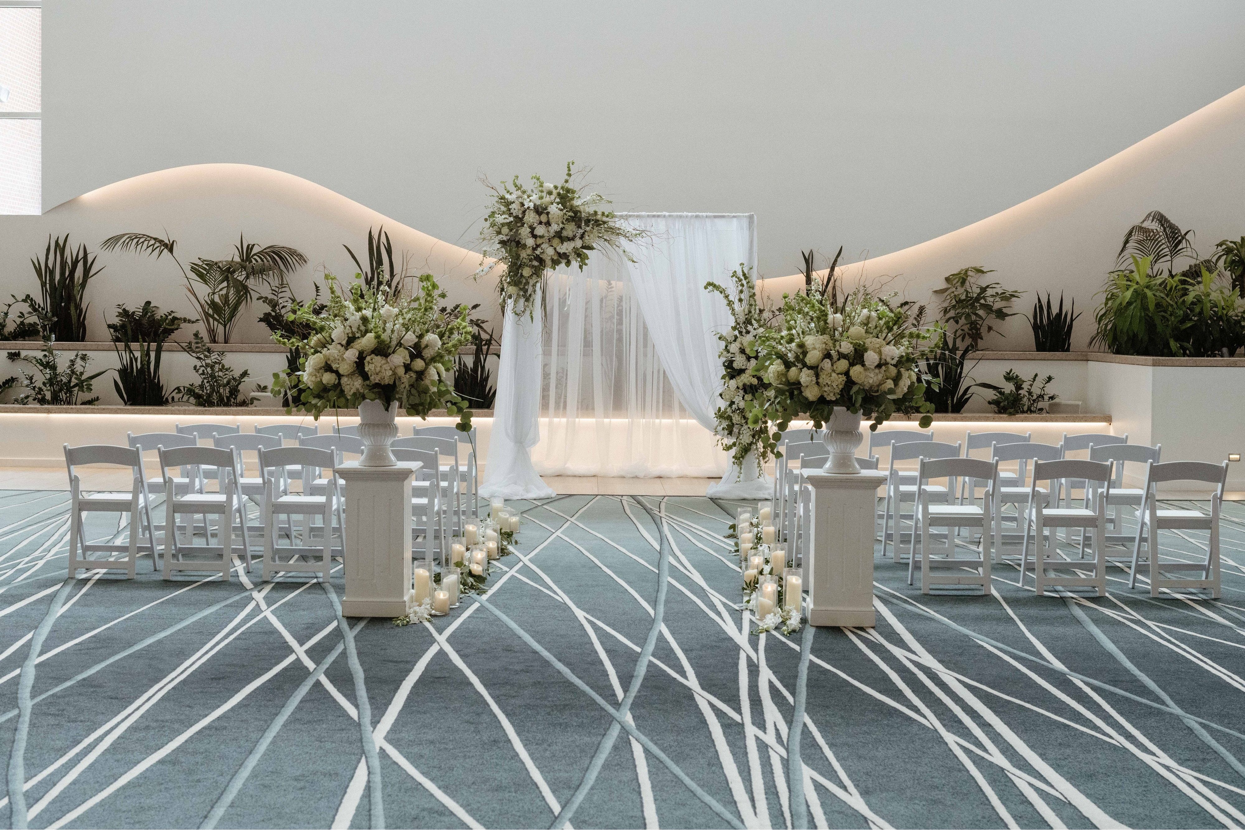 Wedding ceremony atrium